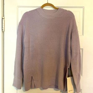 NWT lululemon Merino Wool-Blend Rib Crewneck Sweater - size 6